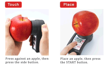 Professionel digitalt ATAGO Brix/Hikari-5 refraktometer - måler  sukkerindhold direkte på æbler (ATAGO, Japan) - VinoSigns